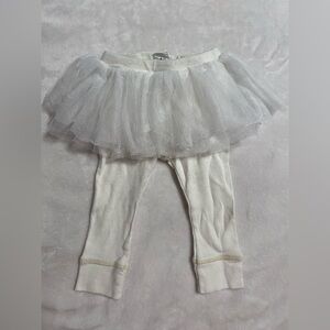 Mud Pie Cream Tutu Attached Pants